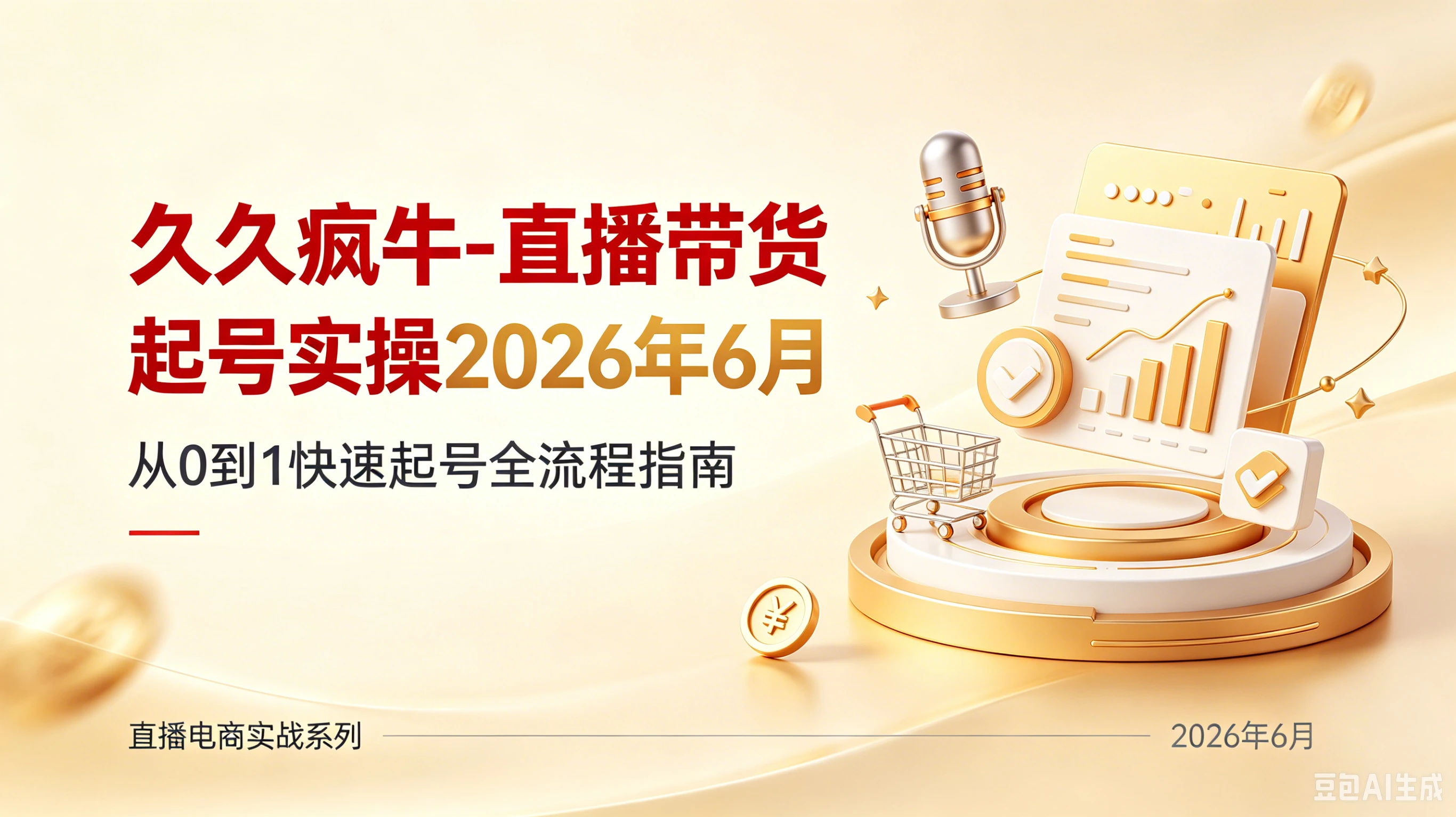 【精】久久疯牛-直播带货起号实操2026年6月-集课