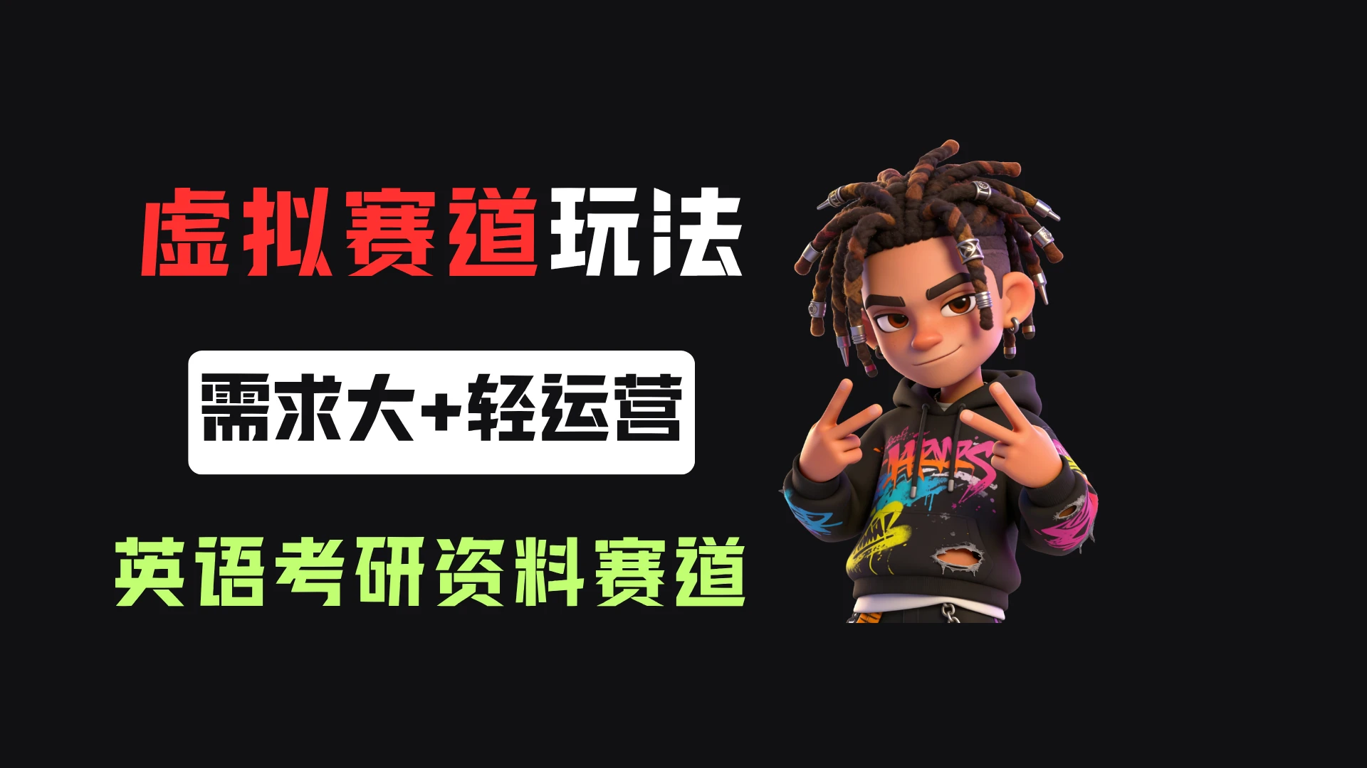 小红书卖英语考研资料，客单价9.9，250天卖了16w!-集课