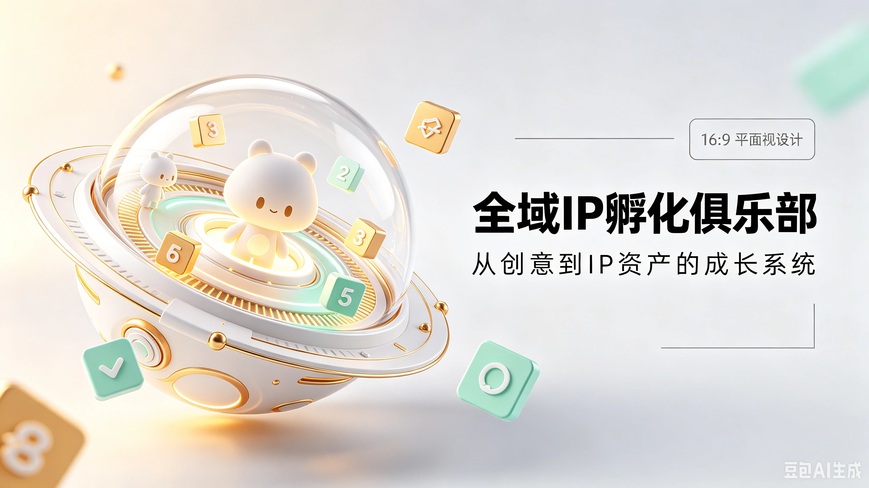 【精】全域IP孵化俱乐部，从创意到IP资产的成长系统-集课