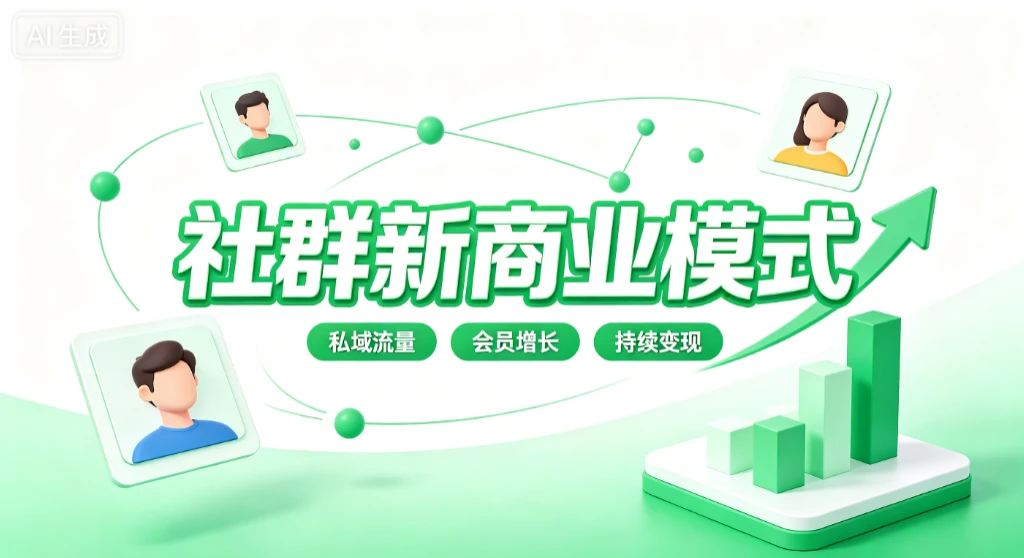 【精】社群新商业模式,从流量到留量的增长系统,私域流量、会员增长、持续变现 【精】社群新商业模式,从流量到留量的增长系统,私域流量、会员增长、持续变现
