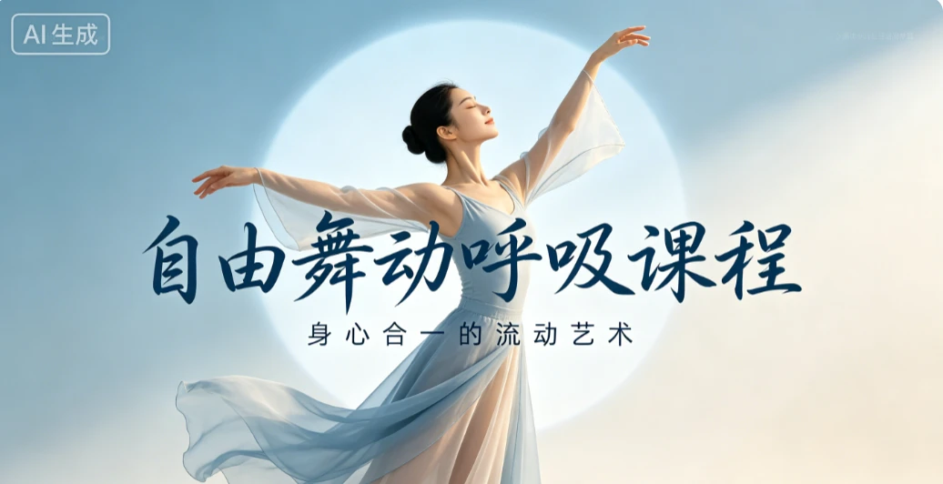 【精】自由舞动呼吸课程,身心合一的流动艺术 【精】自由舞动呼吸课程,身心合一的流动艺术