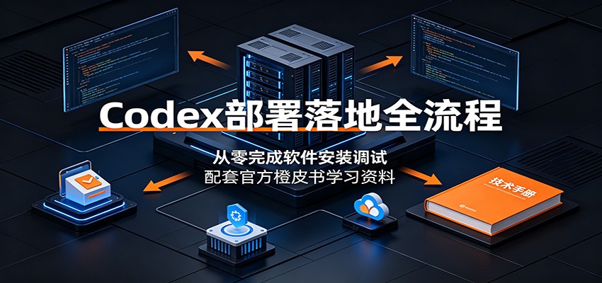 Codex部署落地全流程：从零完成软件安装调试，配套官方橙皮书学习资料-集课