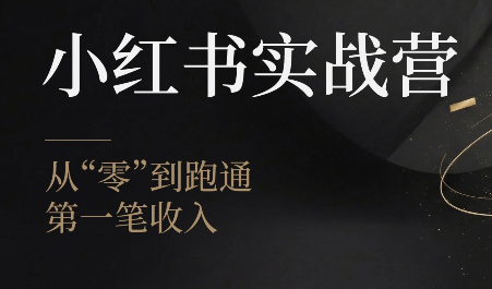 金金老师·小红书实战营-集课