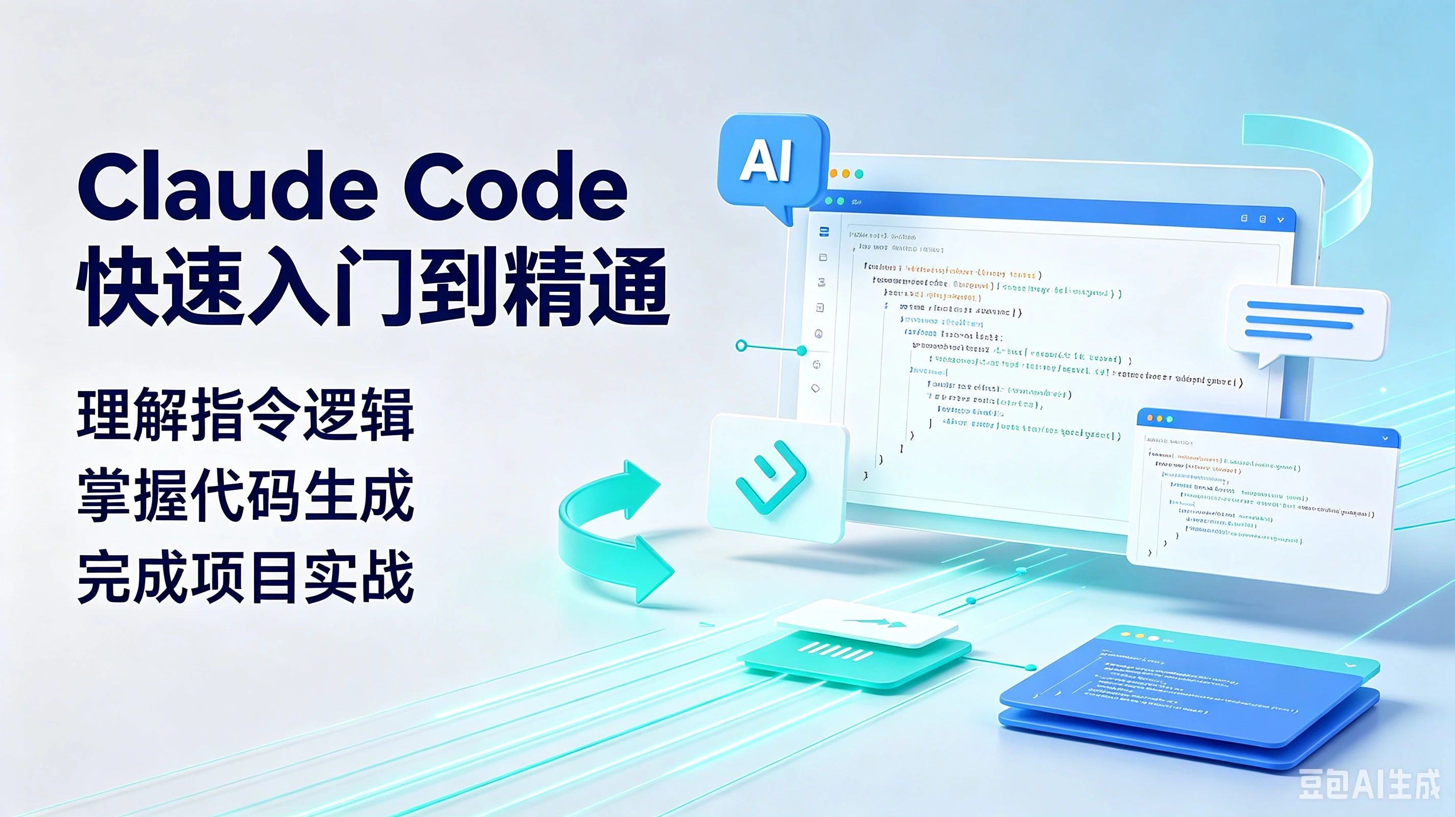 【精】Claude Code快速入门到精通，理解指令逻辑、掌握代码生成、完成项目实战-集课